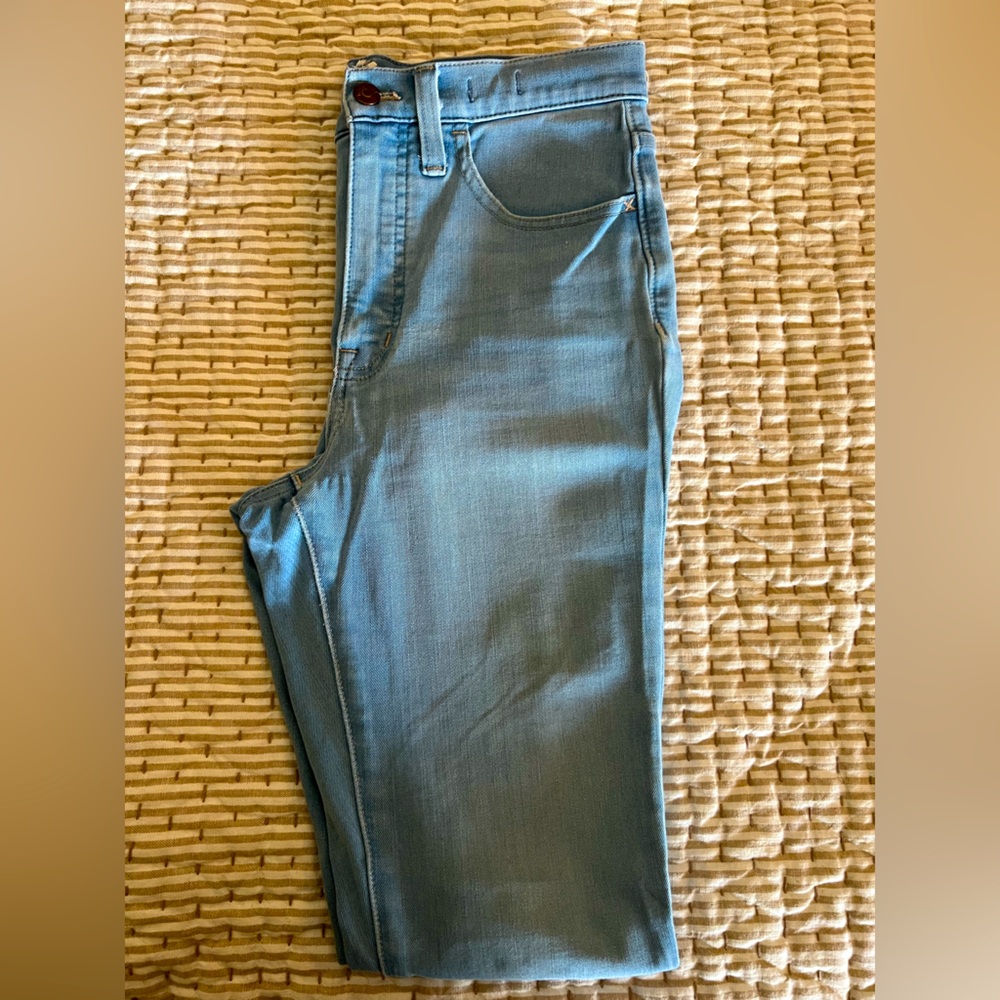 Madewell: 10" high-rise roadtripper supersoft jeggings in mcleod wash
